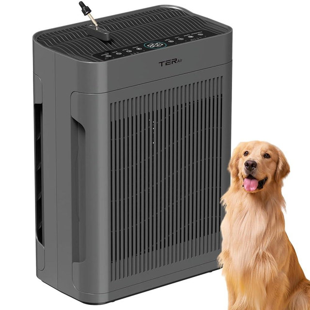 Air Purifier for Home Large Room Bedroom Up to 2500 Sq Ft with Washable Filters, H13 Hepa Double-Sided Air Filter Purifier PM 2.5 Sensor, Air Cleaner for Bedroom, Dust, Pets, Smoke, Pollon 22dB