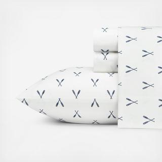 Eddies Oar 4-Piece Sheet Set