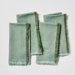 Sur La Table Two-Tone Napkins, Set of 4