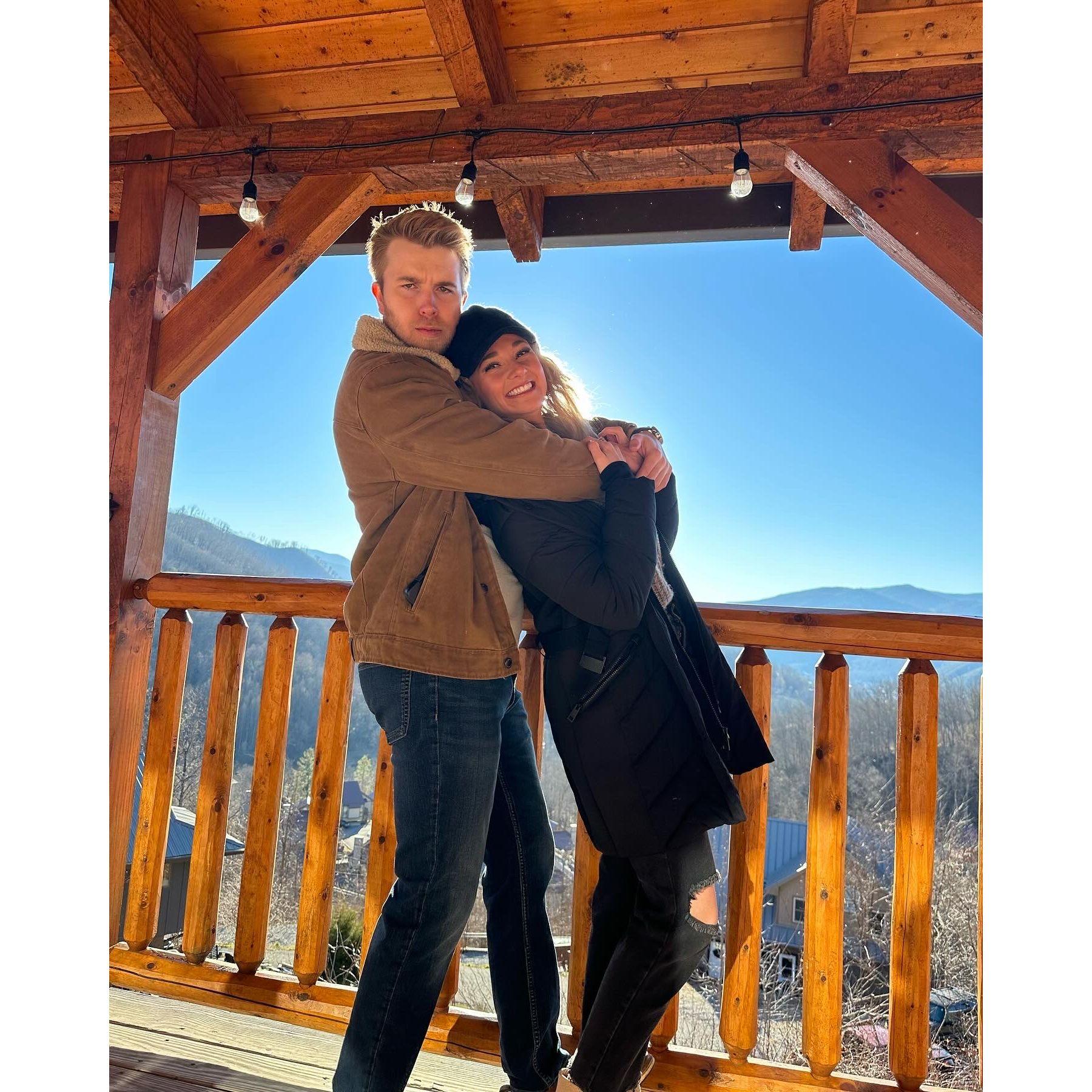 Fun Fact - Gatlinburg is one of their favorite places to visit with friends ever since a spring break trip in 2020 when the two began to realize they may be more than friends!