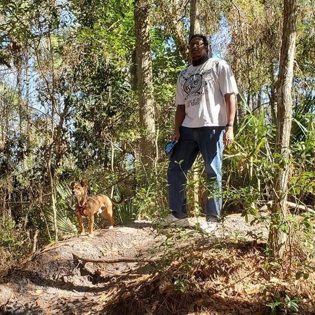 One of our many adventures exploring the nature trails around Jacksonville.