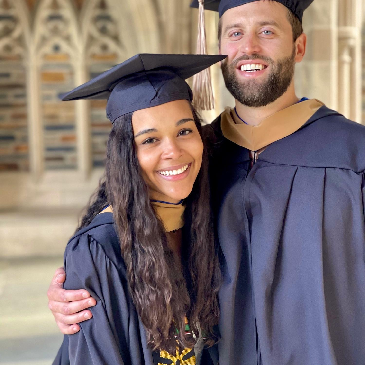 Graduating Duke business school