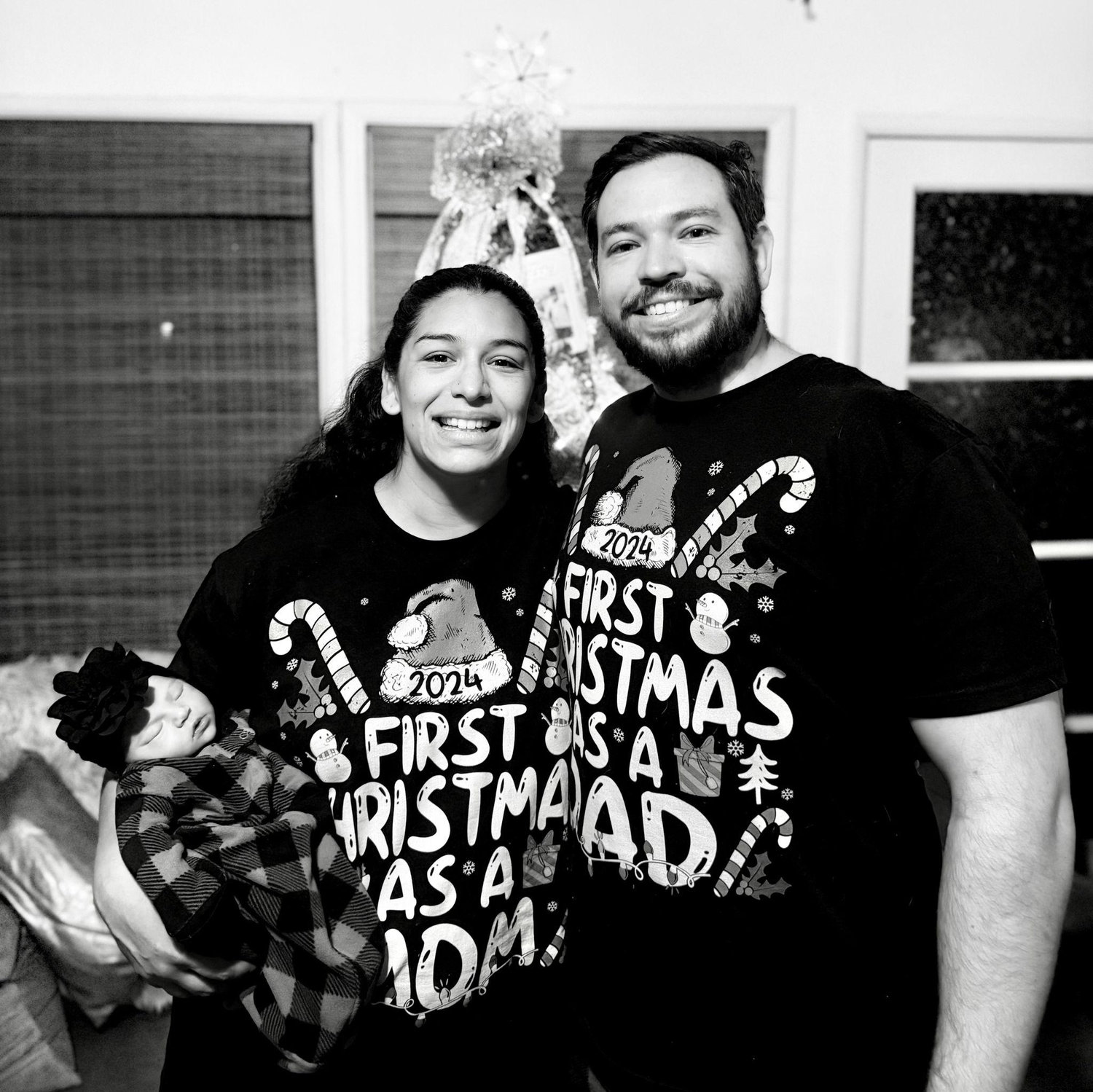 First Christmas as a family..... so tired