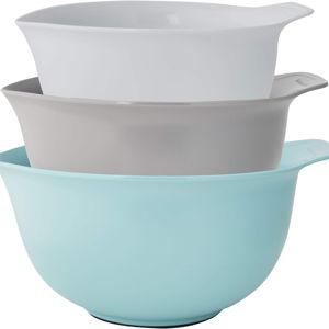KitchenAid Universal Nesting Plastic Mixing Bowls (Set Of 3 - 2.5 quart, 3.5 quart, 4.5 quart)