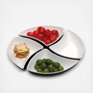 New Wave Appetizer Plate, Set of 4