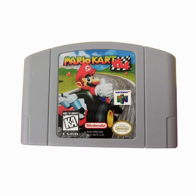 Mario Kart 64 Game Card For Nintendo 64 N64 US Version
