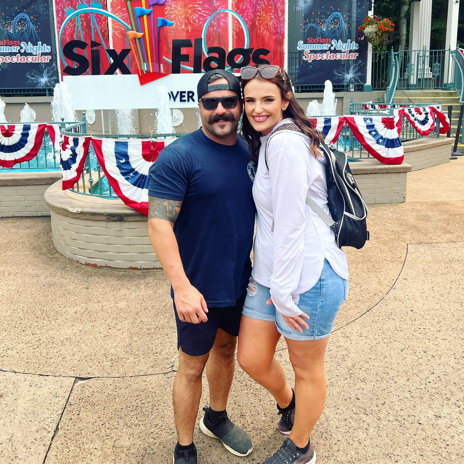 Our first trip to Six Flags. July 17, 2023