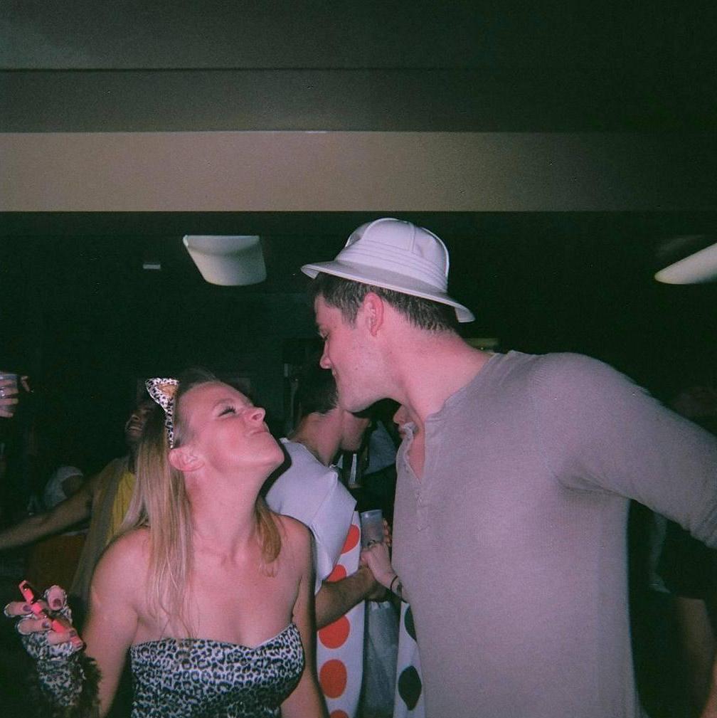 Our first night out together, nearly a decade ago!