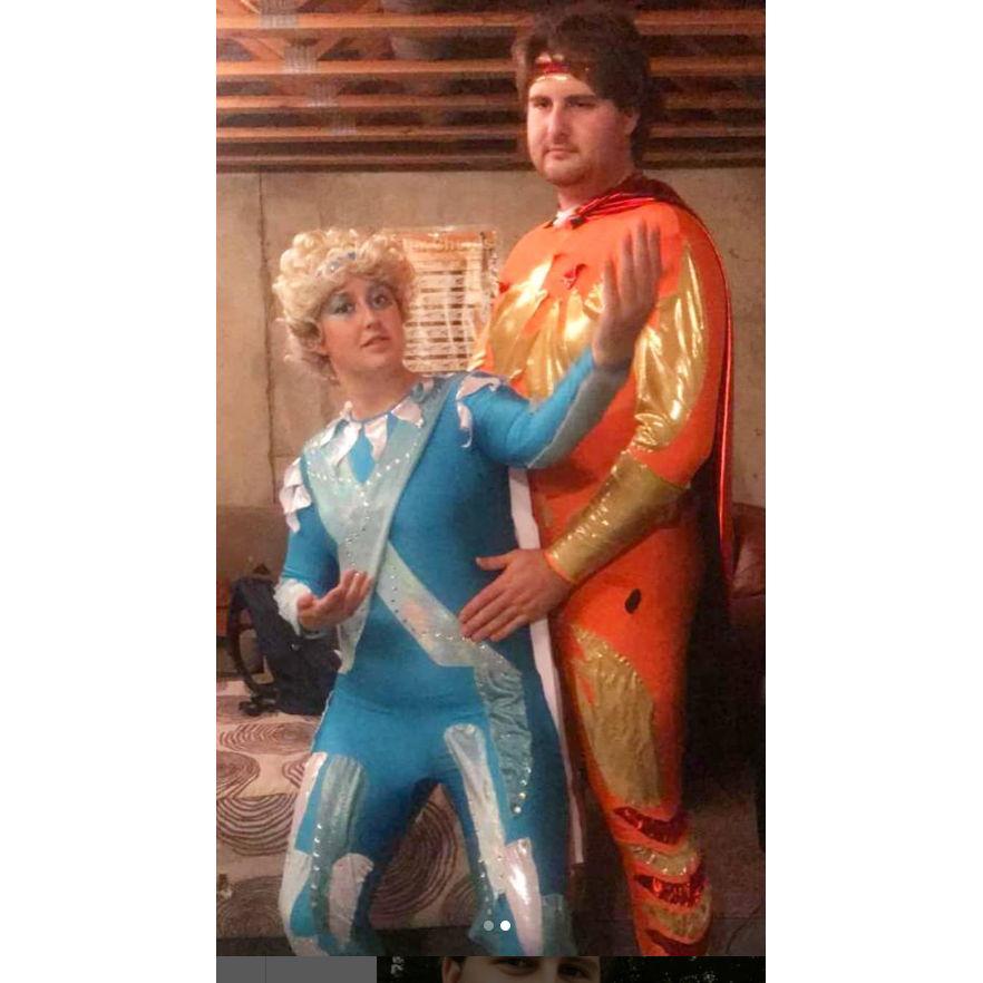 The first and only couples costume we've done because it can't be topped (2019).