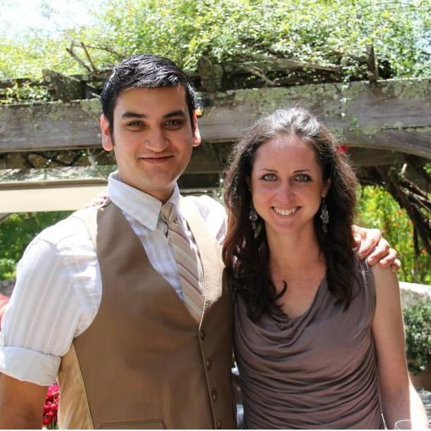 Jake without facial hair!? This was taken at the first wedding we ever attended together in 2013.