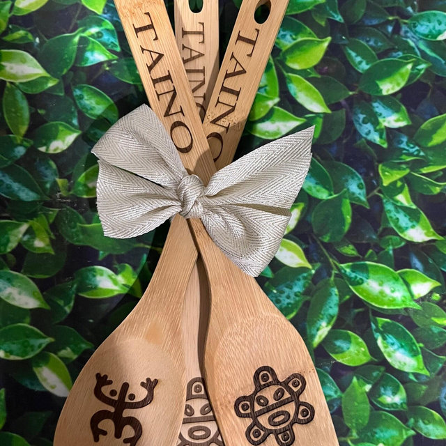 Taino, PuertoRican taino Symbols, Bamboo utensils sets.