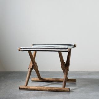 Botanist Mango Wood/Cotton Folding Stool