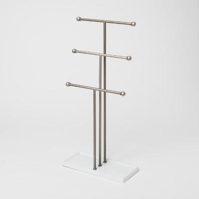 Trigem Jewelry Stand White/ Nickel - Umbra