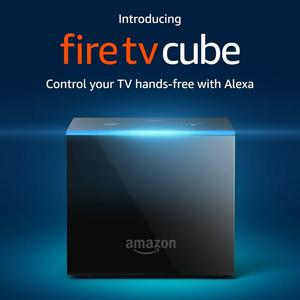 Fire TV Cube | Hands-Free with Alexa and 4K Ultra HD | Streaming Media Player