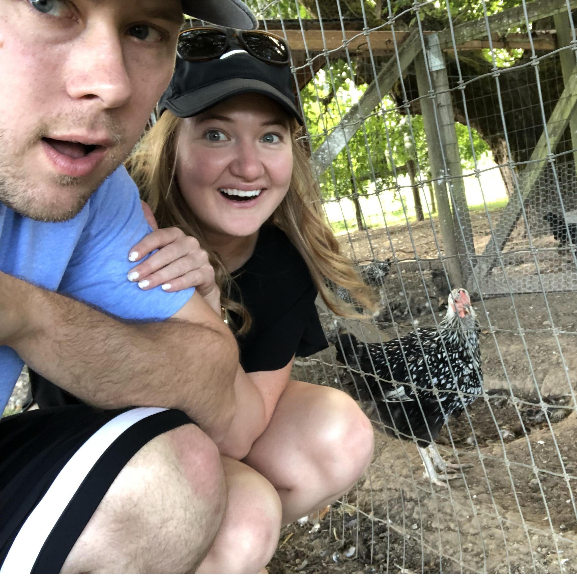 Sometimes we're a little chicken.