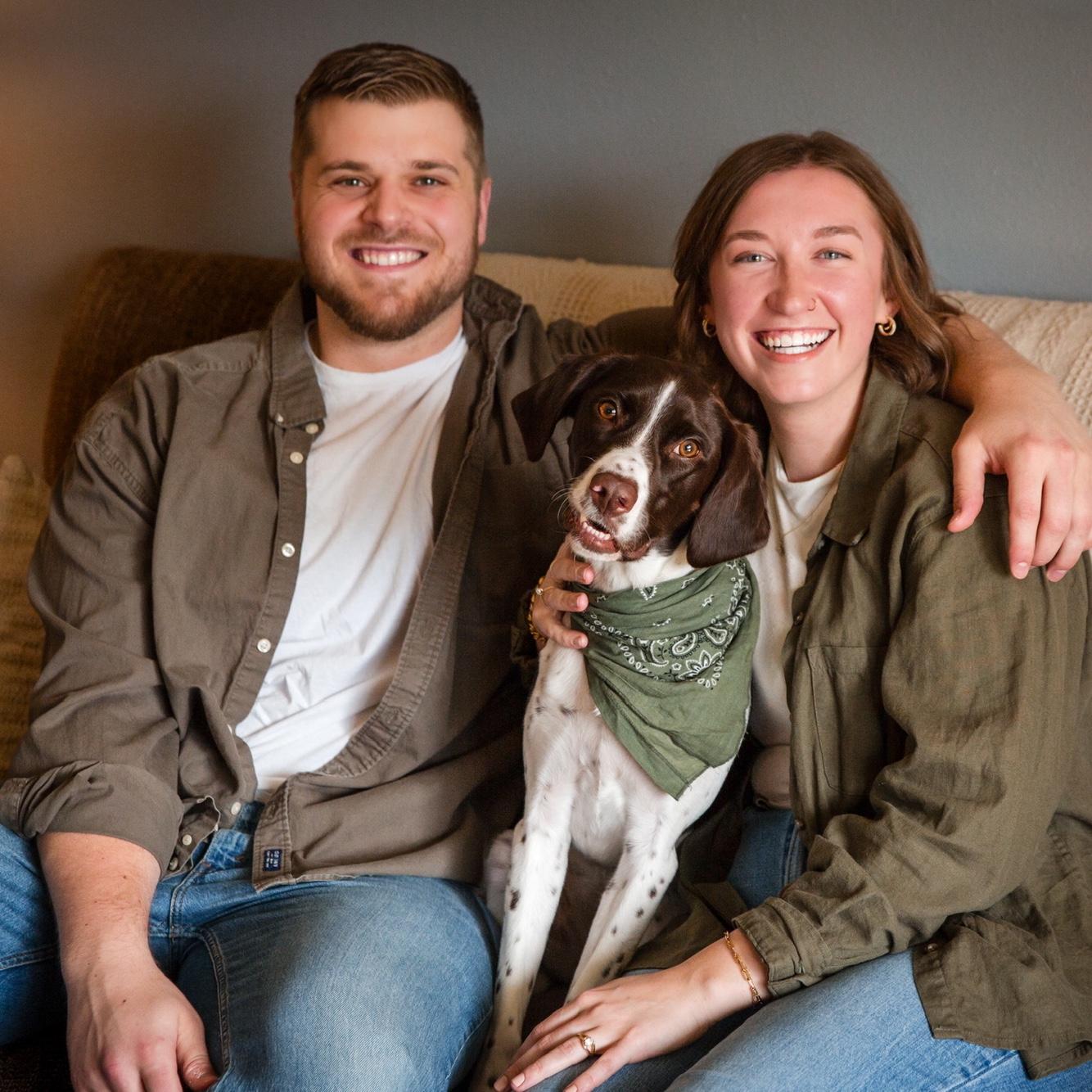 Of course we had to have Harper in some engagement photos!!