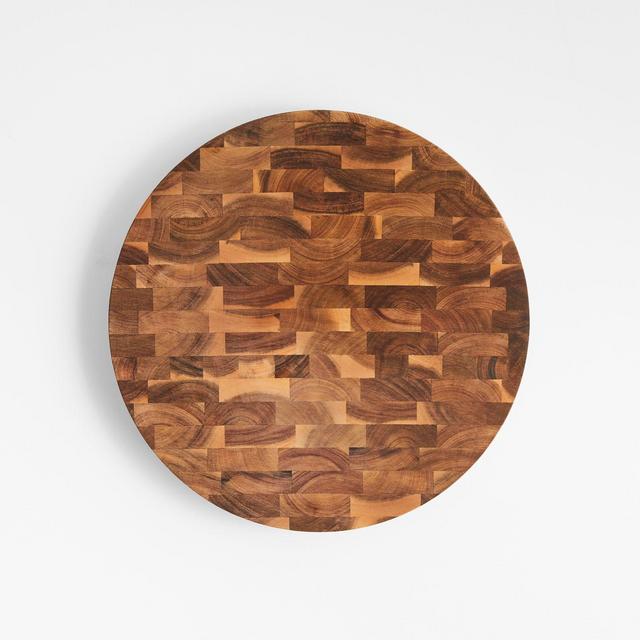 Crate & Barrel Acacia End-Grain Cutting Board