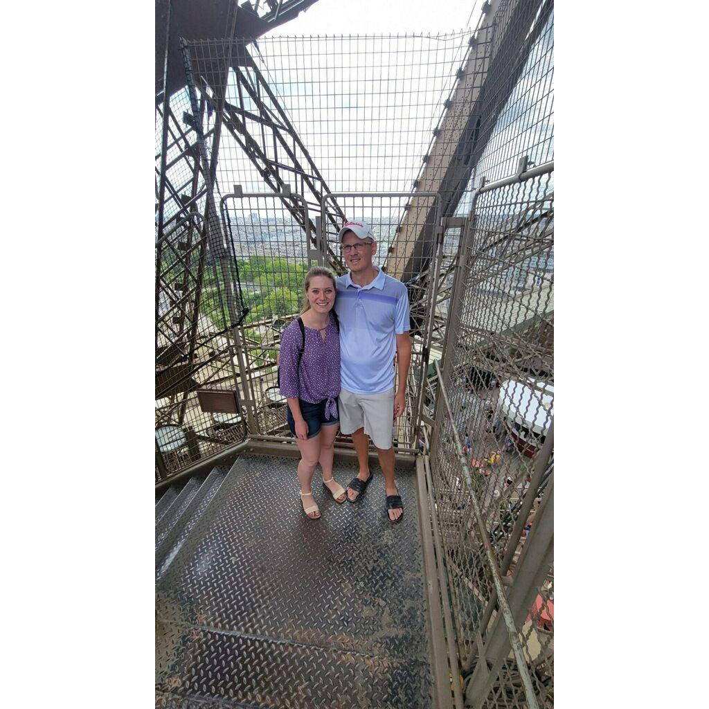 July 2022 we walked up the stairs of the Eiffel Tower.