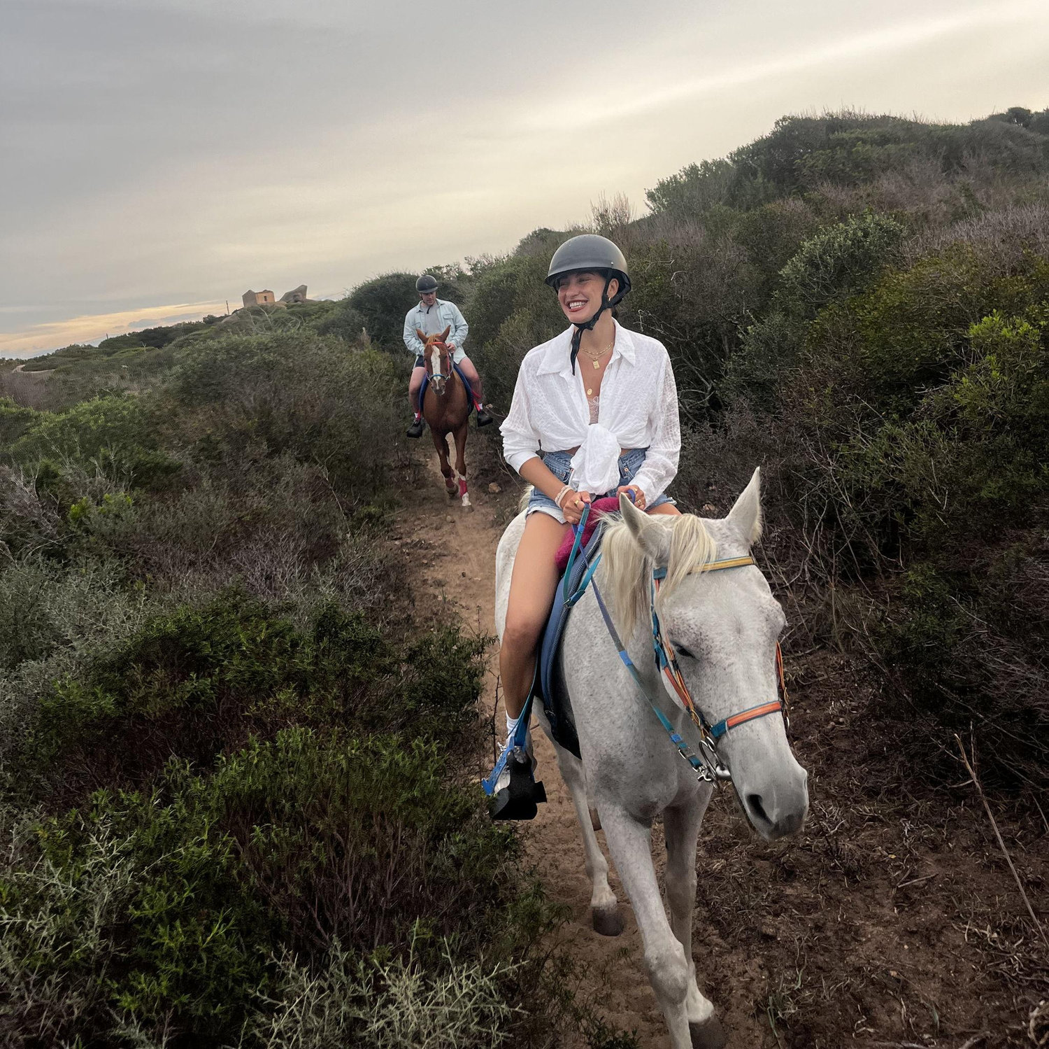 Got Chris on his 1st horse ever.......