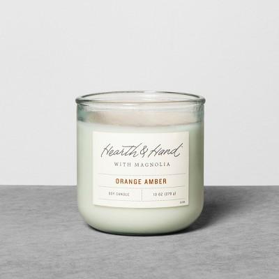 10oz Container Candle Orange Amber - Hearth & Hand™ with Magnolia