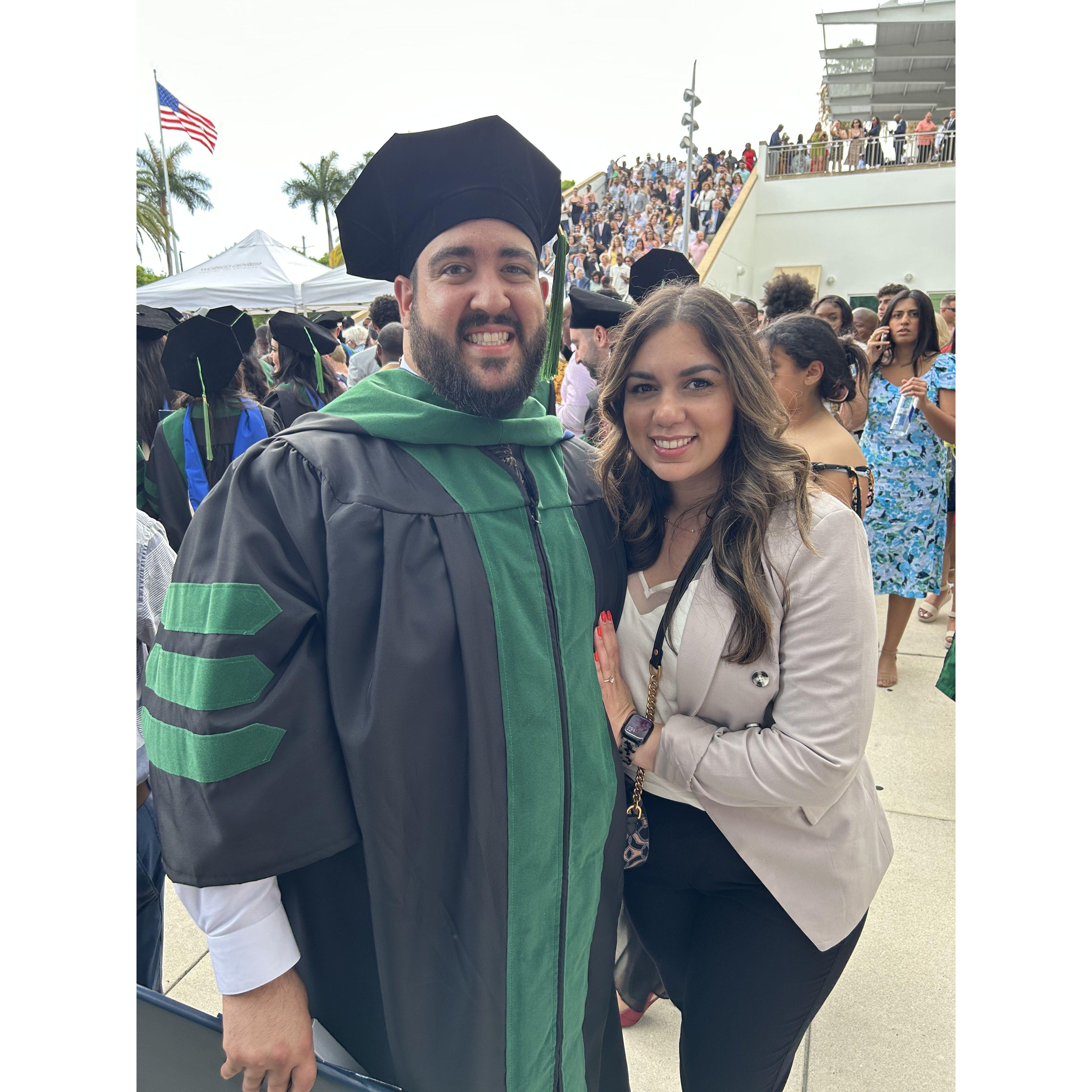 Graduation day for the doctor