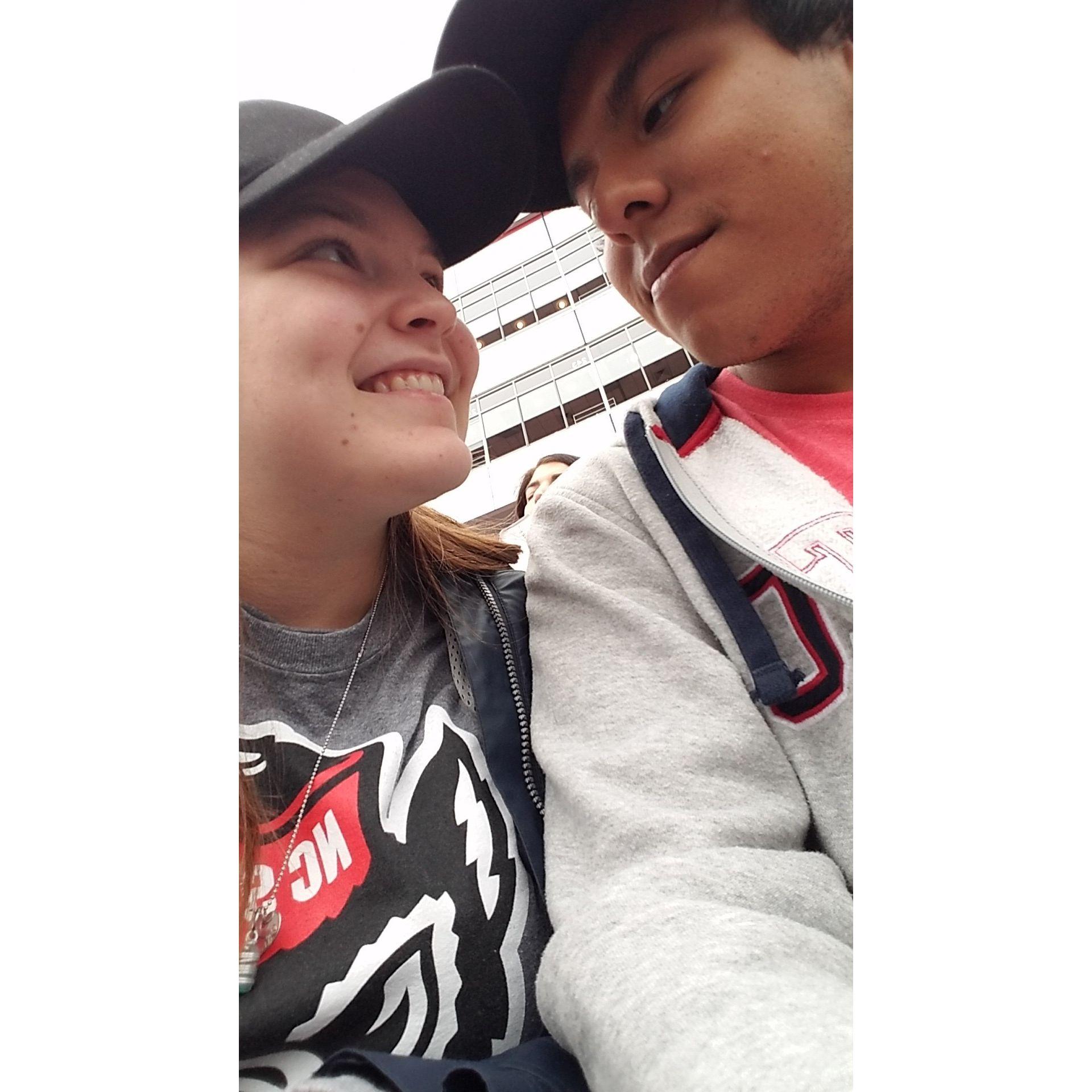 Going to NC State football games together was so much fun!
