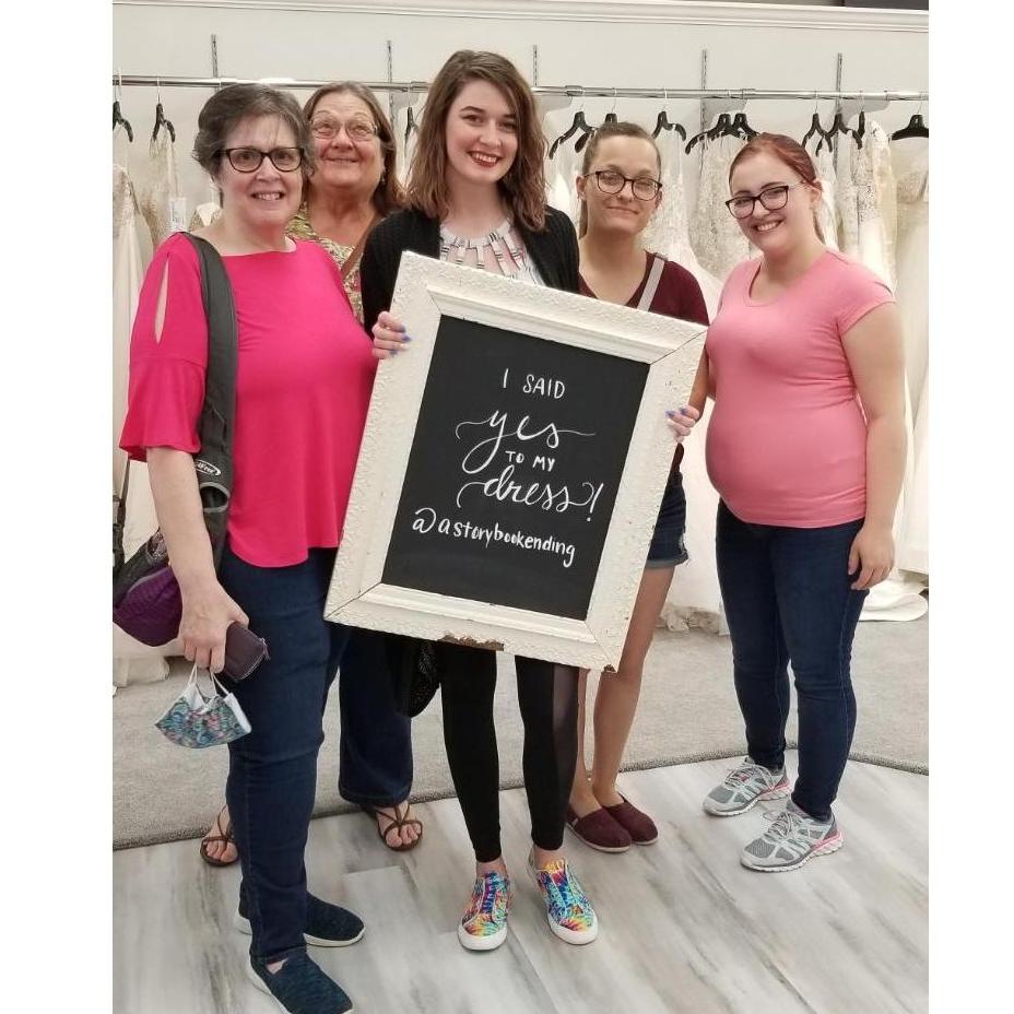 Said "Yes to the dress" to that dream dress! Can not wait to wear it!!