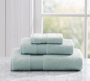 PB Classic 820-Gram Weight Hand Towel, Porcelain Blue