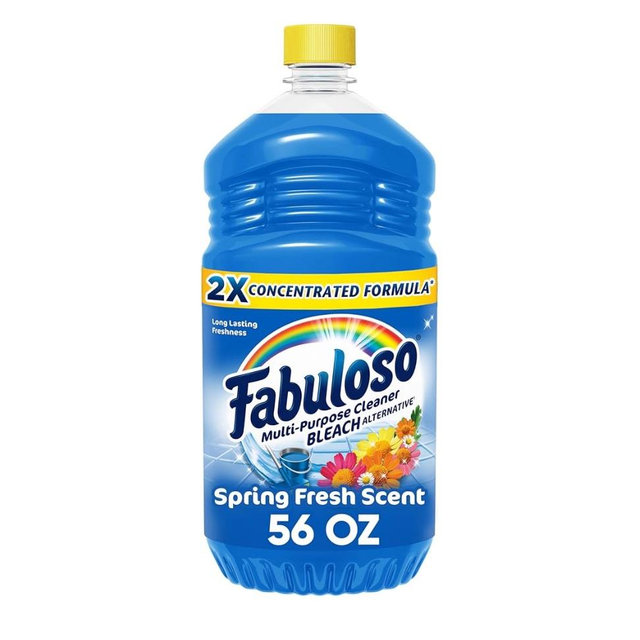 Fabuloso Multi-Purpose Cleaner, 2X Concentrated Formula, Spring Fresh Scent, 56 oz
