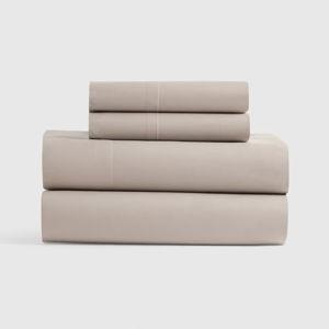 Organic Crisp Percale Sheet Set - Queen
