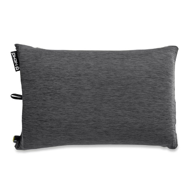 NEMO Equipment Fillo Backpacking & Camping Pillow - Black Pearl/Birch Bud - One Size