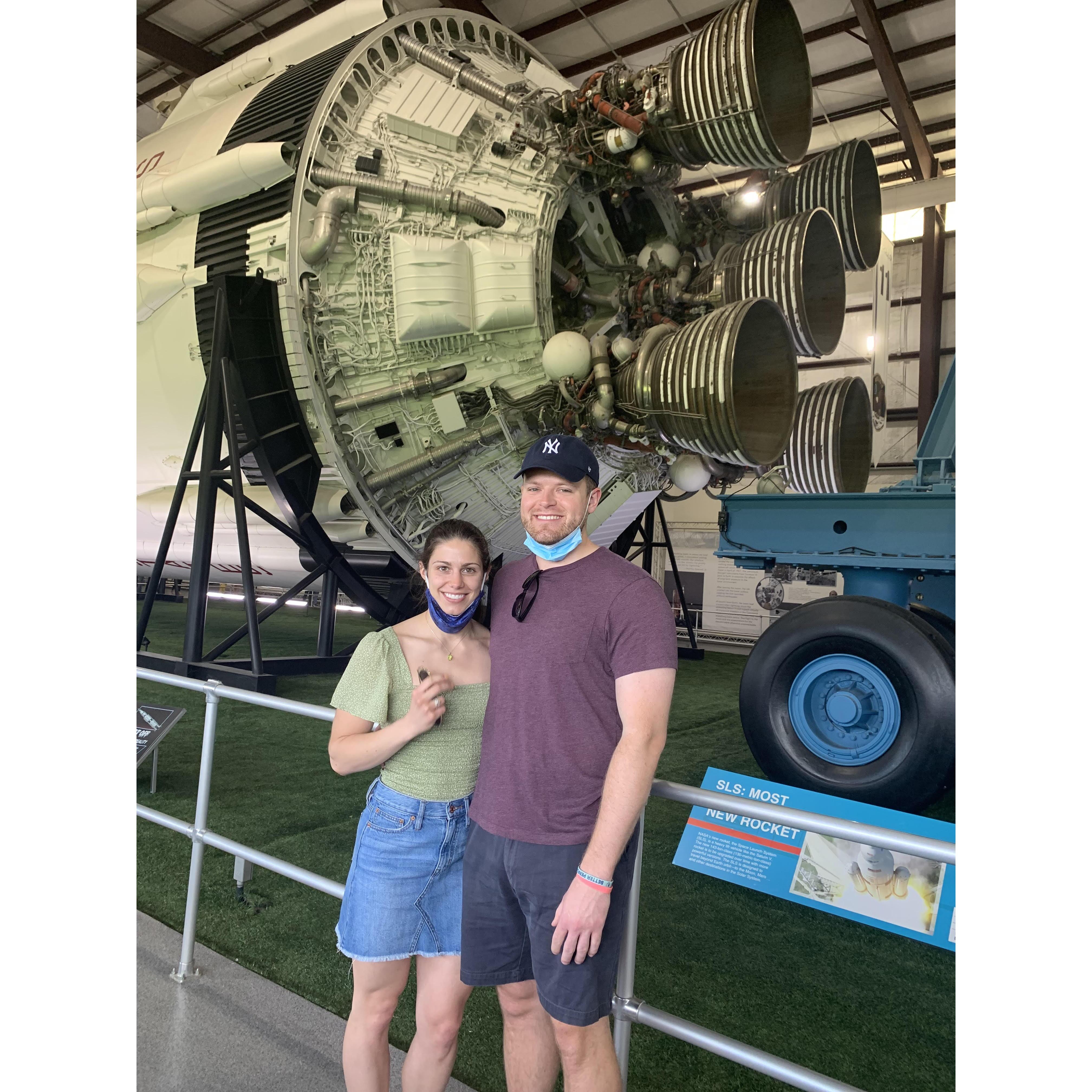 Visiting the Houston Space Center in Texas