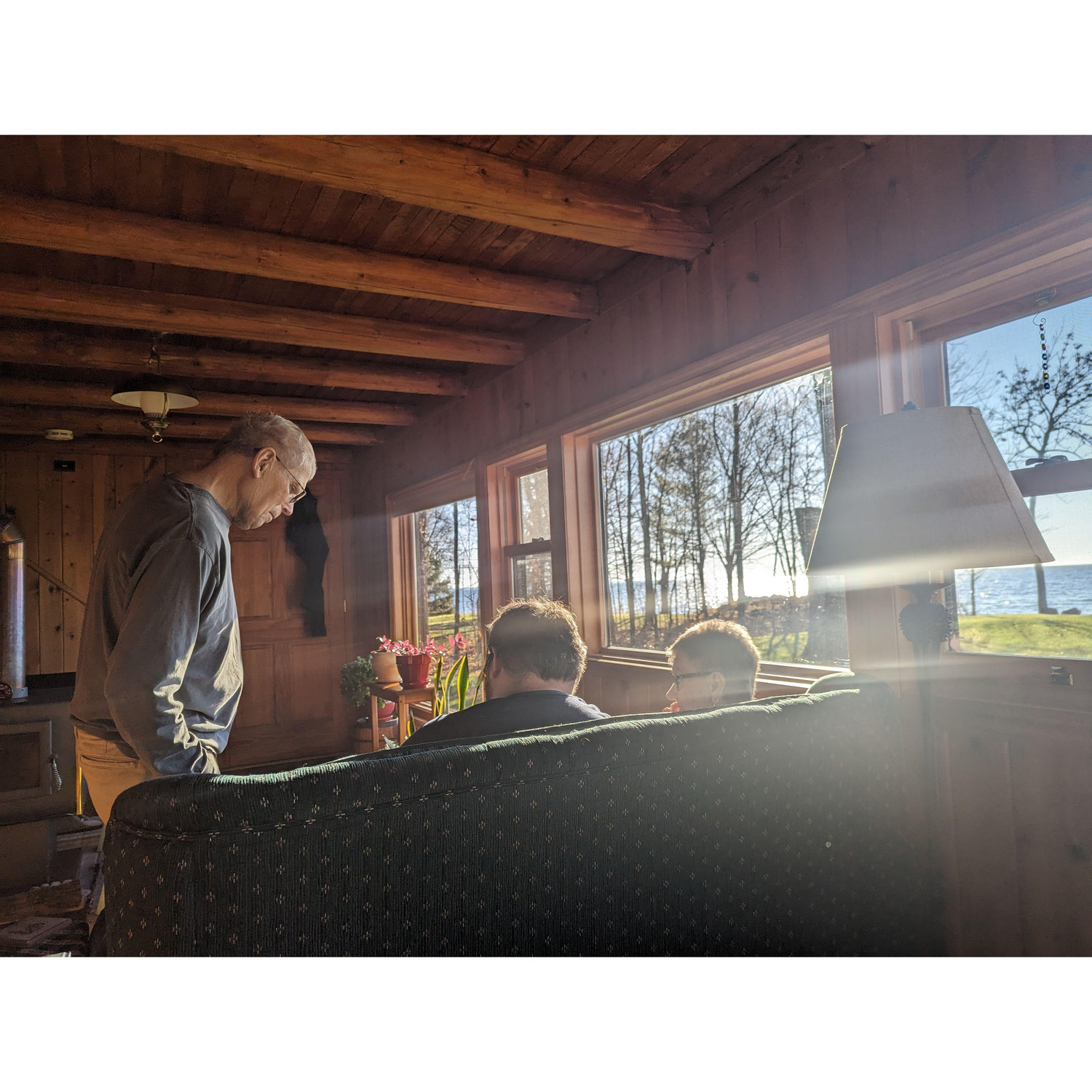 Our first trip to visit Grandma and Grandpa Unger at Lake Mille Lacs.