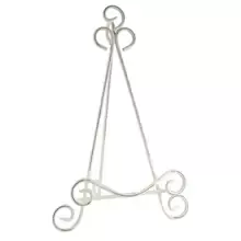 Distressed White Easel by Studio Décor®