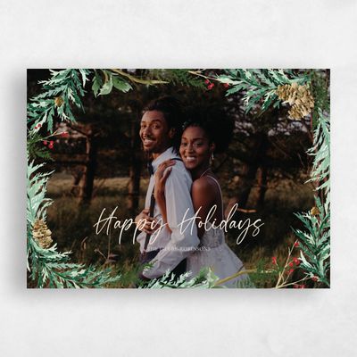 Beige Standard Holiday Card - Greensboro Photo