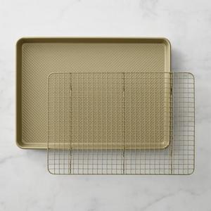 Williams Sonoma Goldtouch® Nonstick Half Sheet Pan with Baking Rack