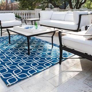 Indoor/Outdoor Venice Beach Geo Rug