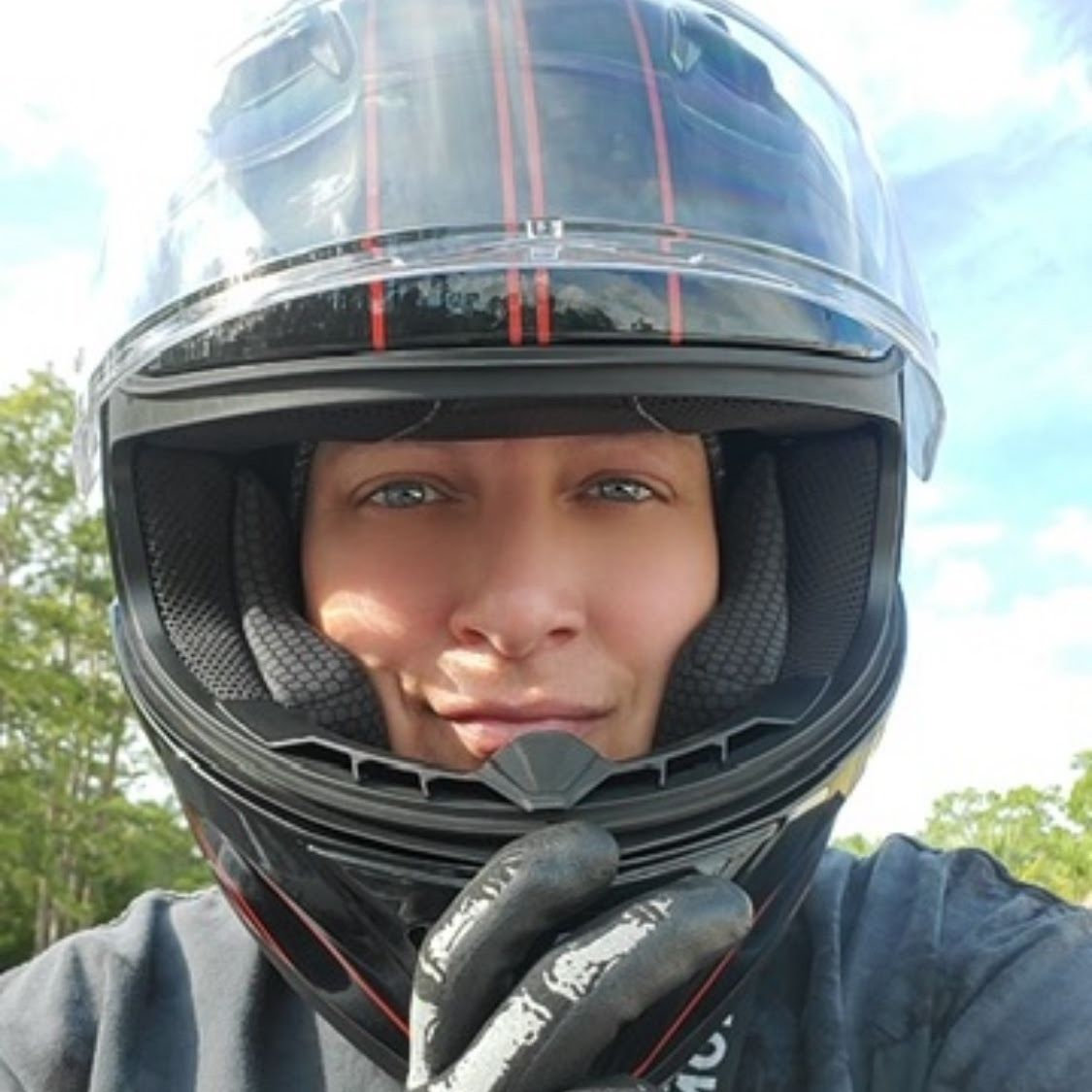 When she conviced me to take a ride with her "Eek"