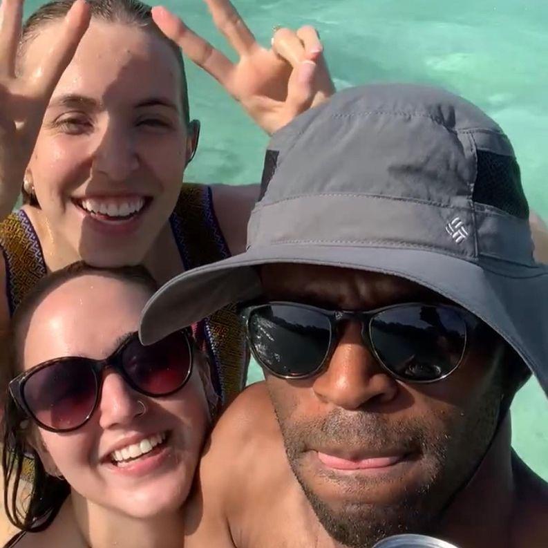 Quick selfie with our wonderful tour guide and dear friend, Katie. May 2022