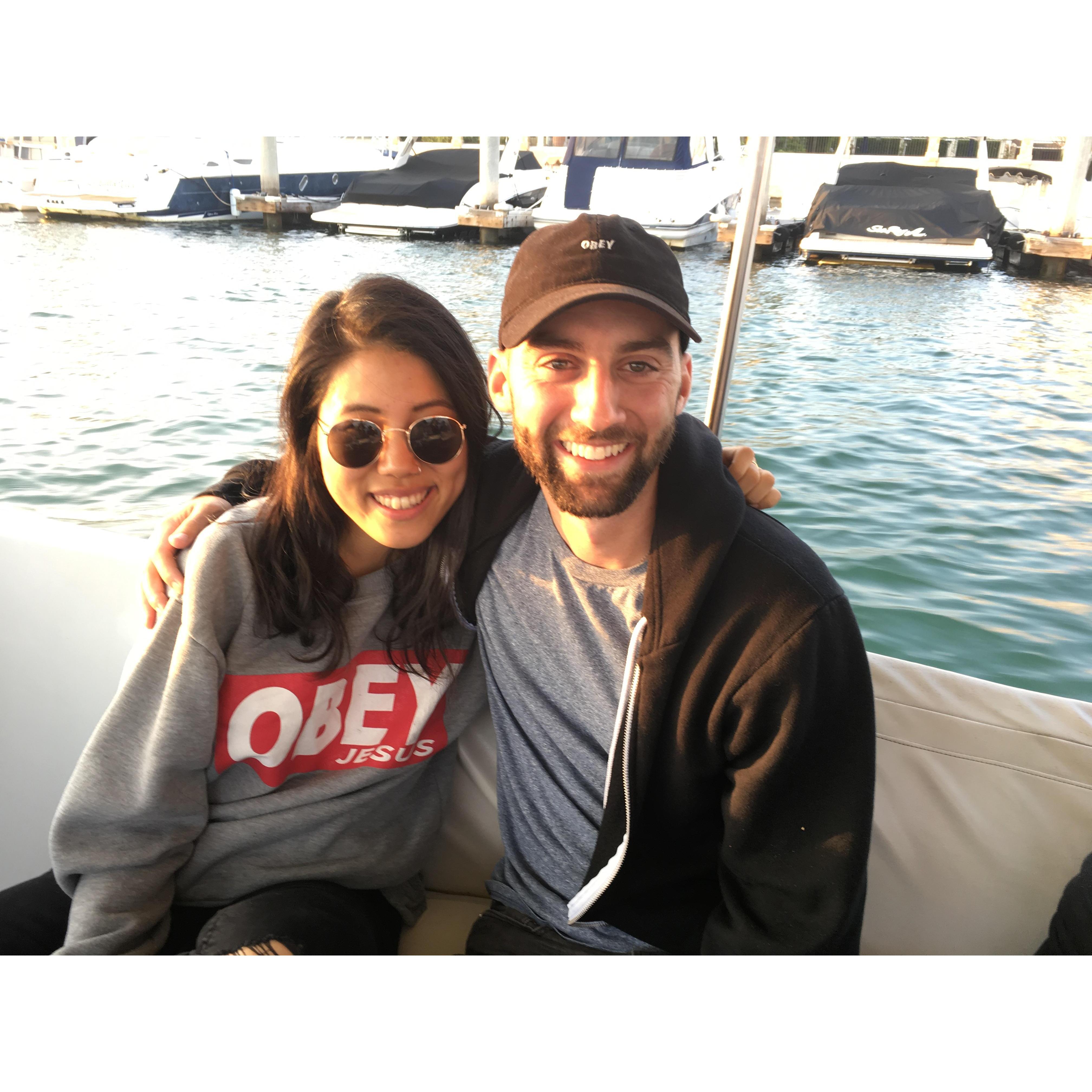 Shortly after this picture was taken, Ryan stole that sweater from Becca. But it's ok because "what's mine is yours" in marriage right?
