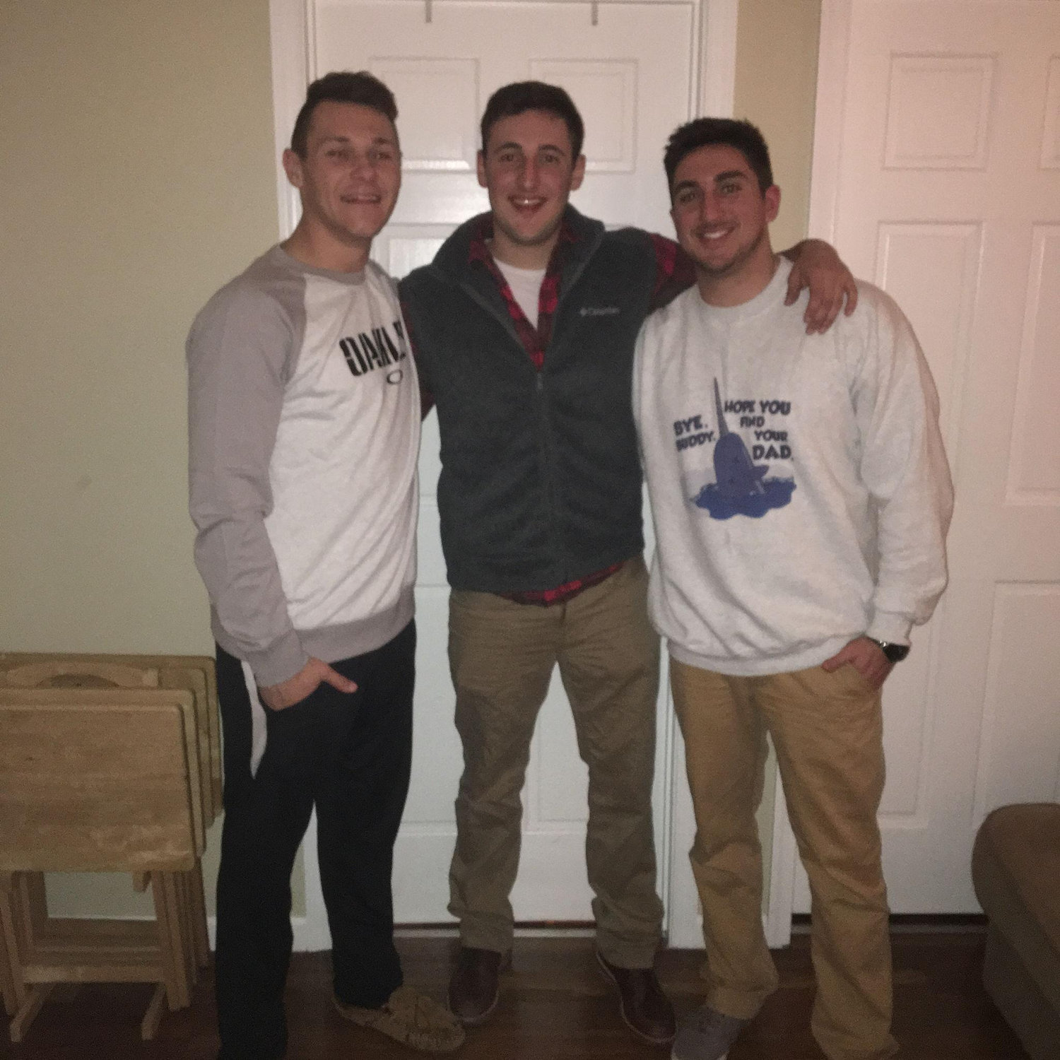 I ditched them that night