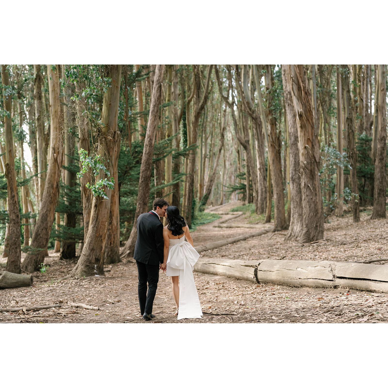 At Lover's Lane in the Presidio. Photo by Zha Zha Photography.