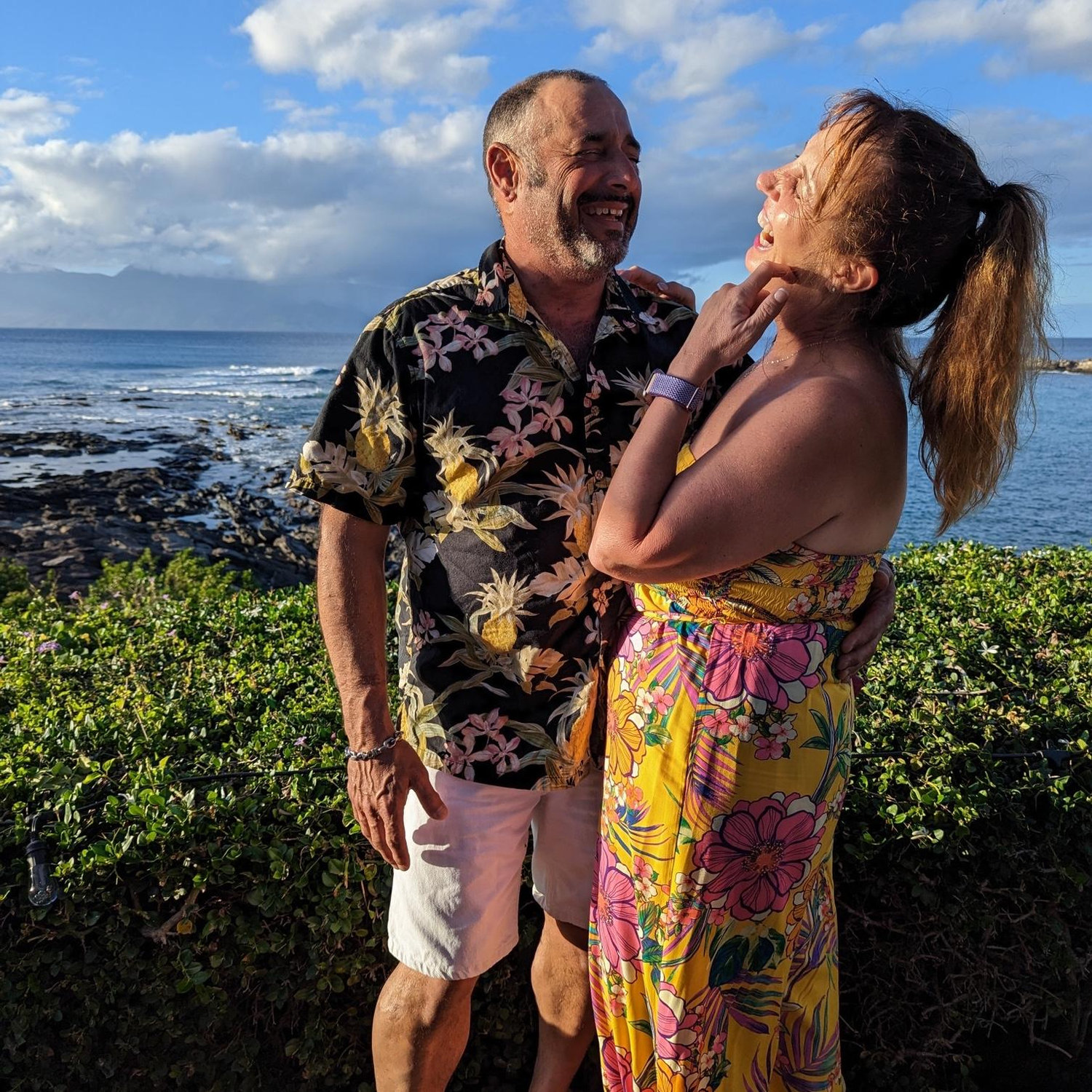 We were always laughing in Hawaii