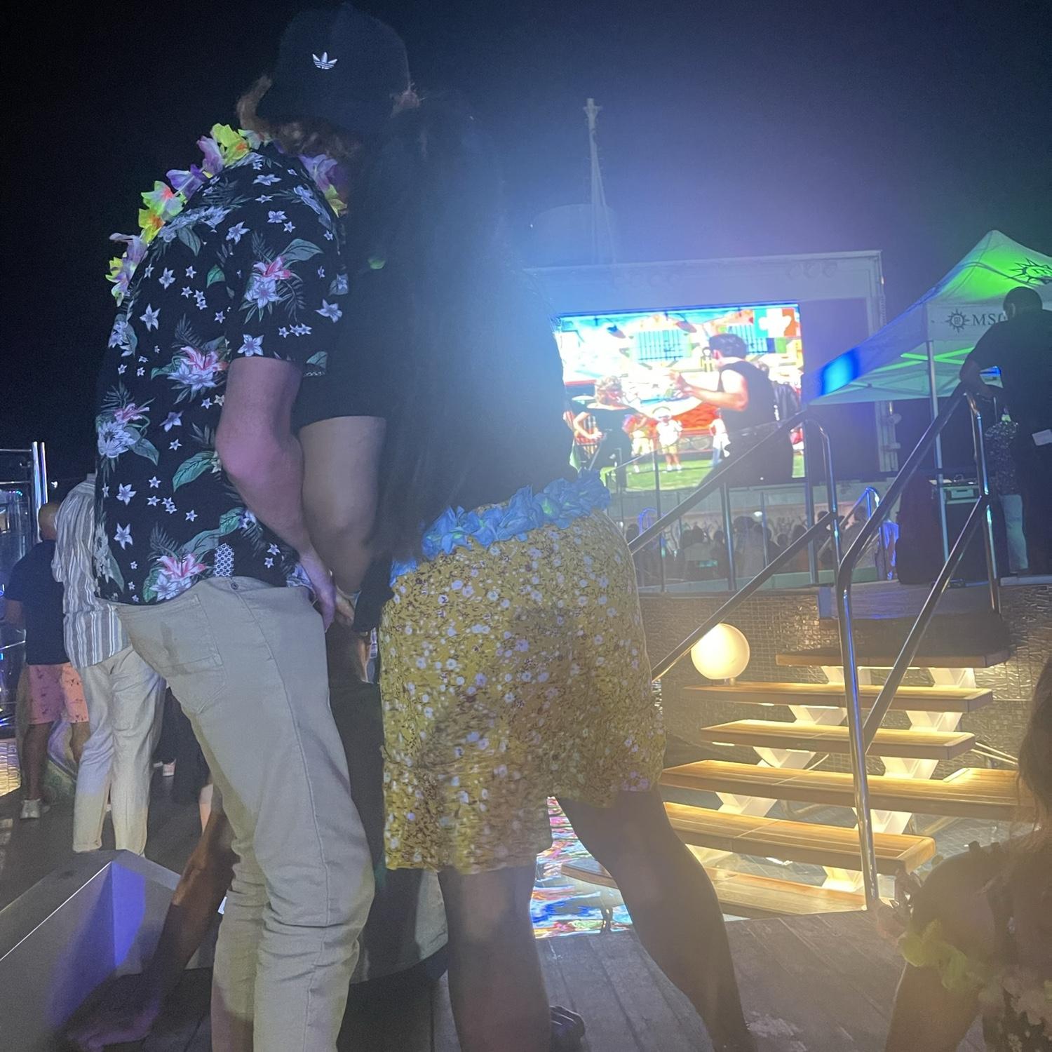 Dancing on the cruise!