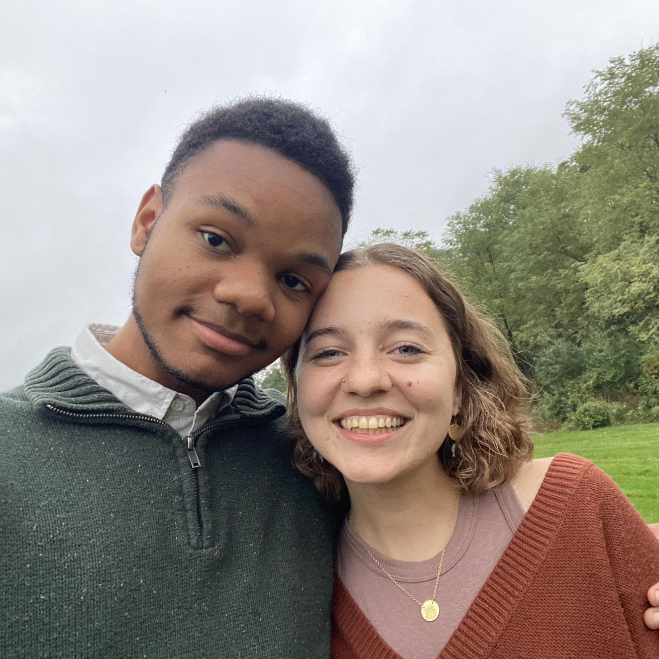 Our first picture together as a couple!