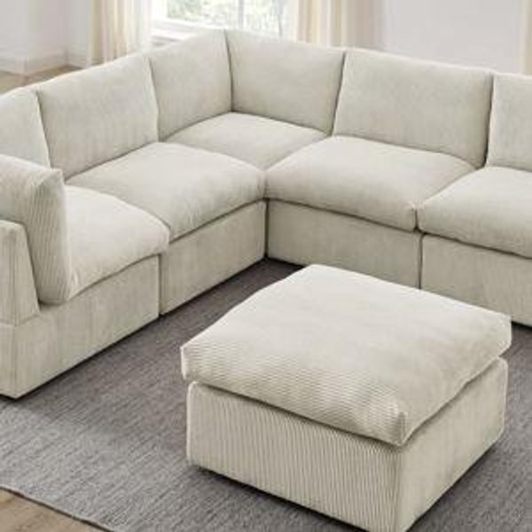 Latitude Run® Kyanne Priyen 98" Wide Symmetrical Modular Corner Sectional & Reviews | Wayfair