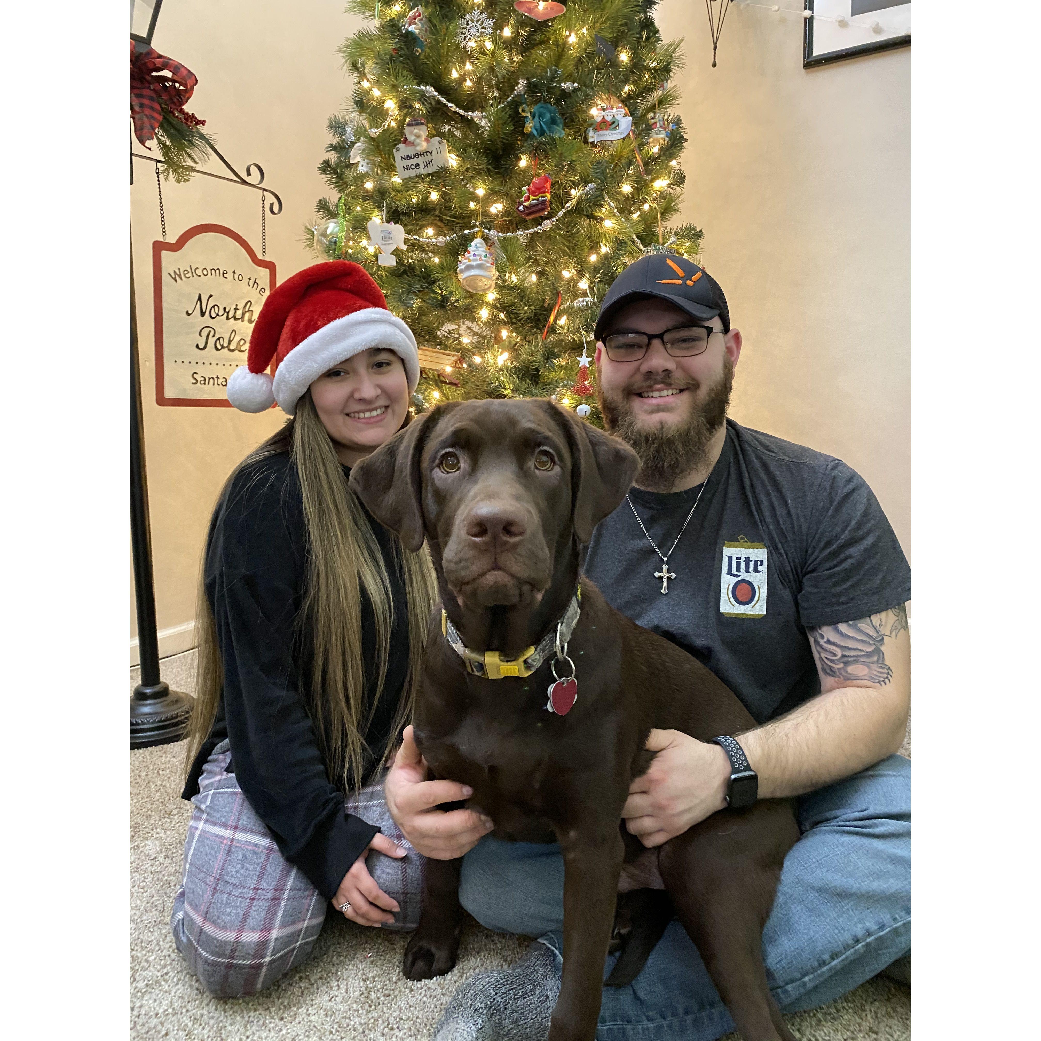 Dec 25th 2020: 1st Christmas as a family with our fur baby Maui :)