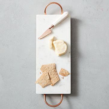 Marble + Copper Serving Board