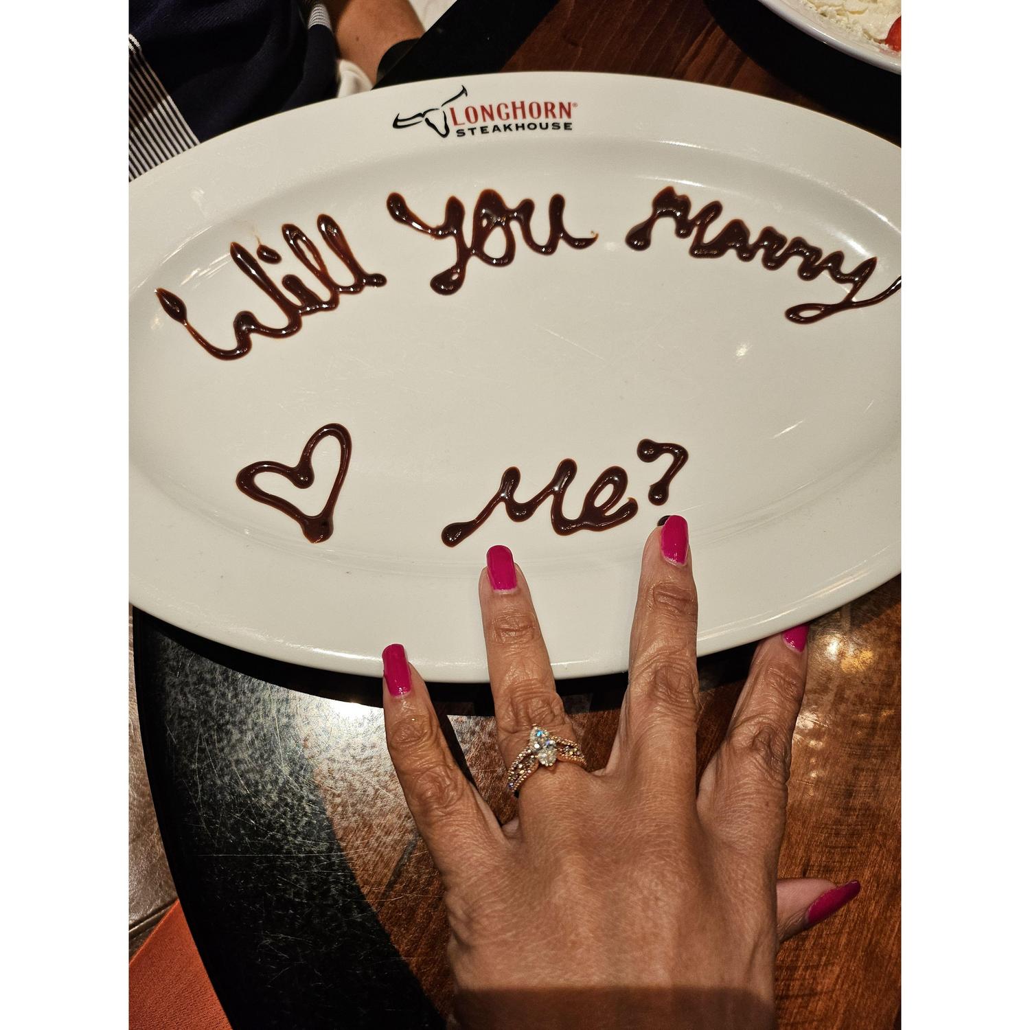 She said "YESSSS", it's a fiance', September 27, 2025