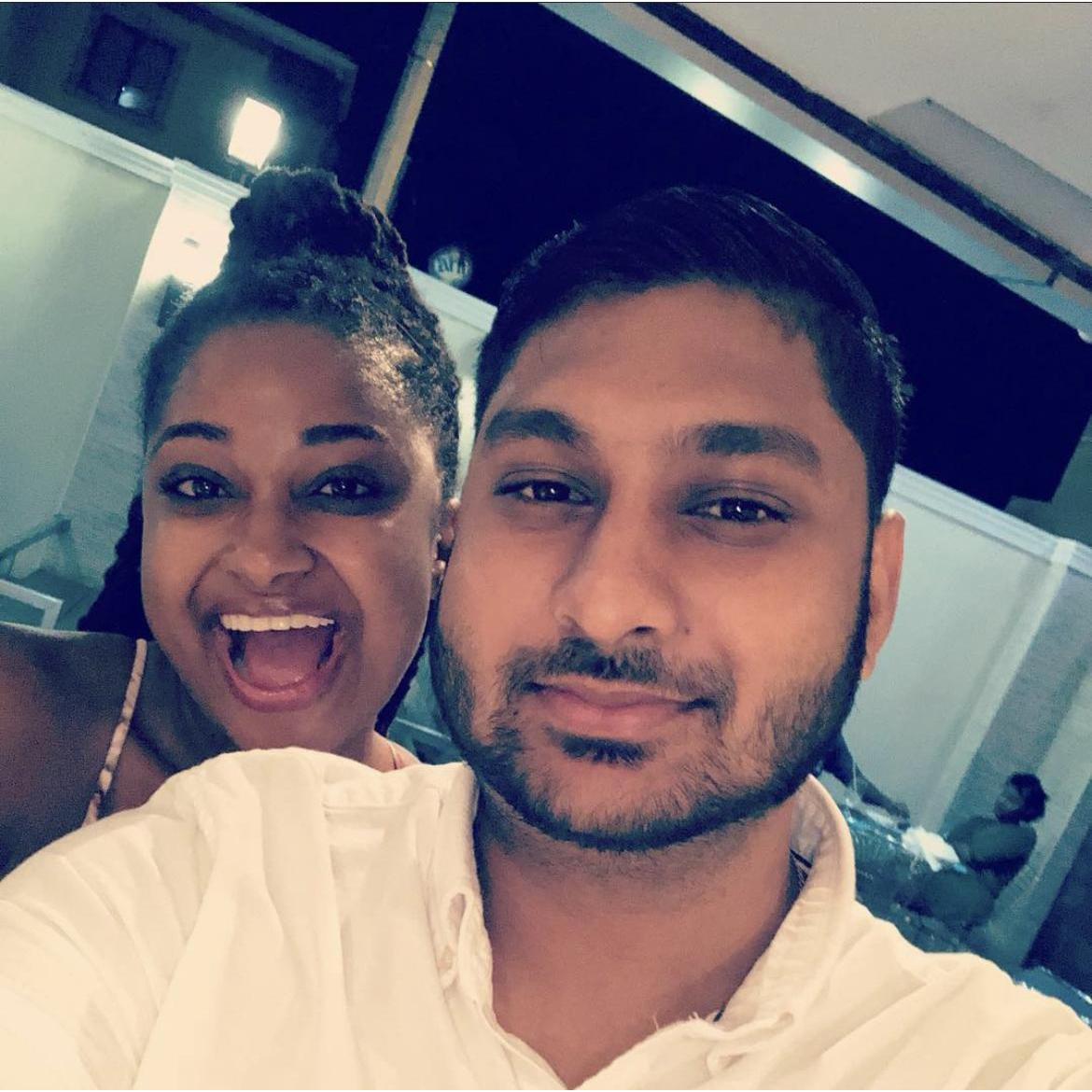 Celebrating Avinash's birthday in Trinidad